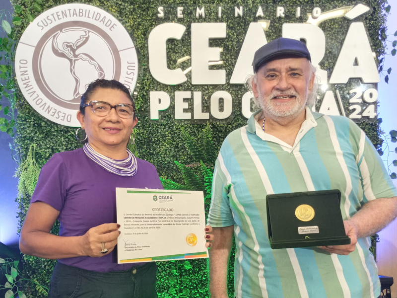 Esplar recebe Medalha Ambientalista Joaquim Feitosa