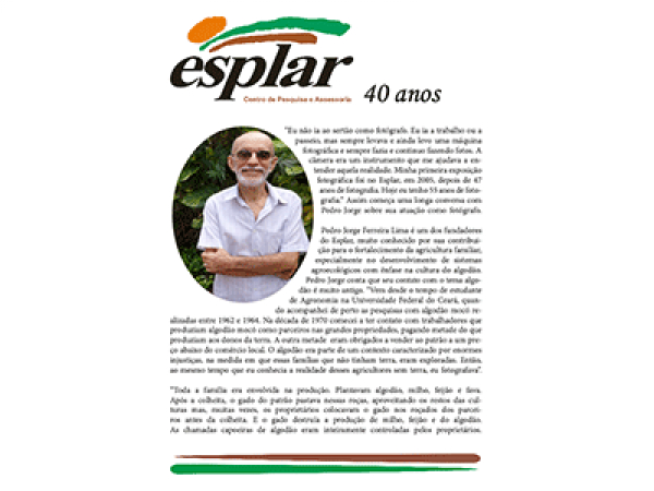 Boletim Esplar 40 anos